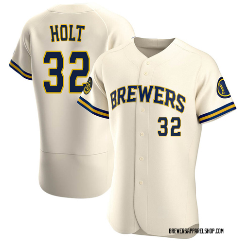 Milwaukee Brewers Brock Holt Authentic 