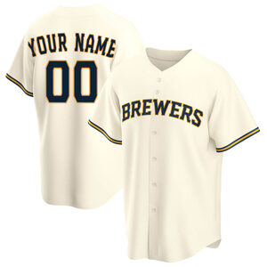 custom milwaukee brewers jersey
