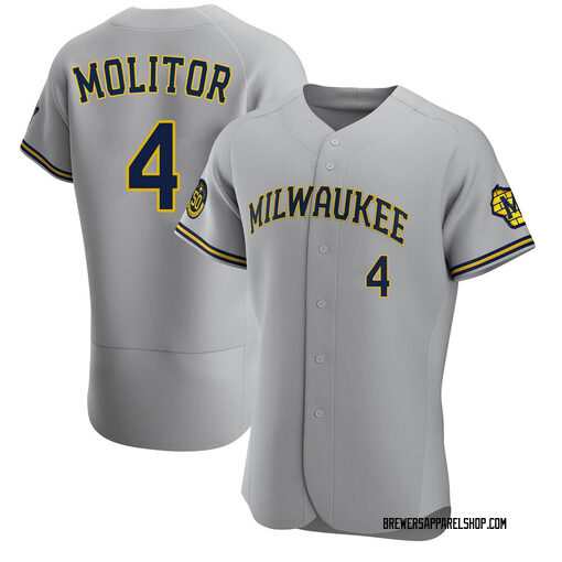 gray brewers jersey
