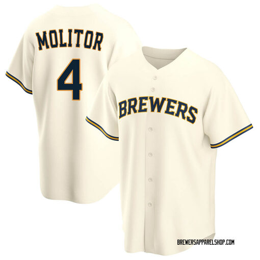 paul molitor brewers jersey