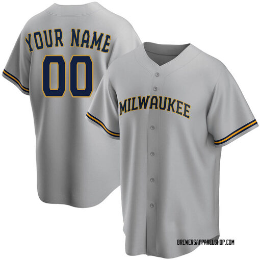 youth custom brewers jersey